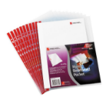 Rexel Nyrex™ Reinforced Side Opening A4 Pocket Clear (25)