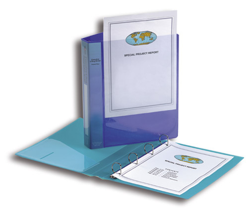 Image of Snopake 13386 ring binder Transparent