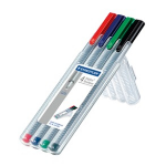 Staedtler 334 SB4 fineliner Black, Blue, Green, Red 1 pc(s)