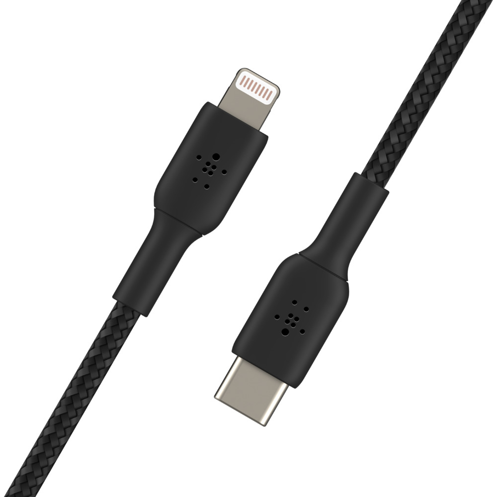 Photos - Cable (video, audio, USB) Belkin CAA004BT2MBK lightning cable 2 m Black 
