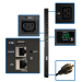 Tripp Lite PDUMV20HVNET2LX power distribution unit (PDU) 8 AC outlet(s) 0U Black