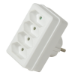 LogiLink LPS220 power extension 4 AC outlet(s) Indoor White