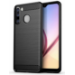 JLC Samsung A21 Brushed Silicone Case- Black