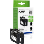 KMP 1646,4021 ink cartridge 2 pc(s) Compatible Black