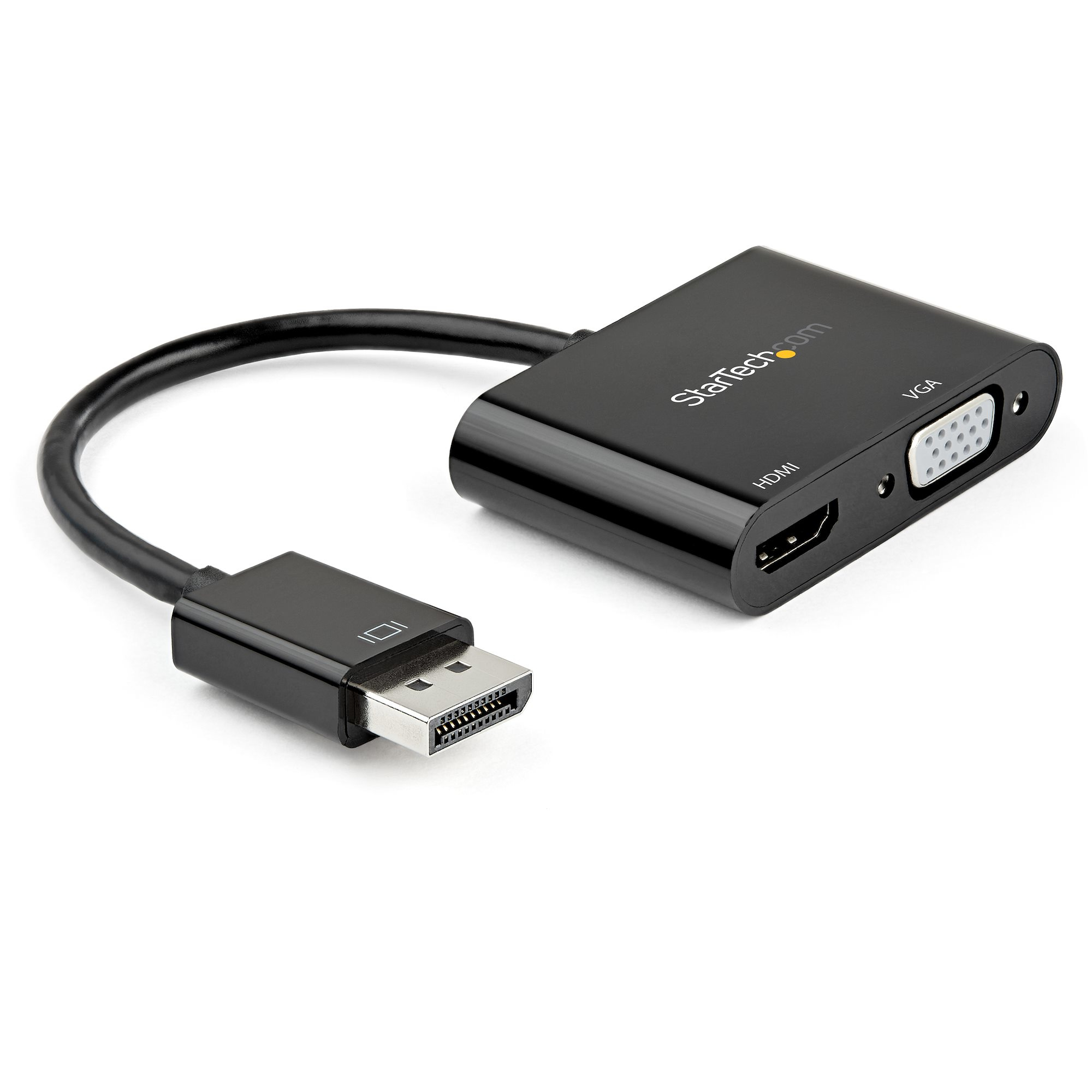 Image of StarTech.com DisplayPort to HDMI VGA Adapter - DisplayPort 1.2...