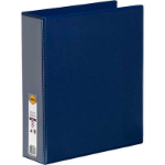 MARBIG CLEAR VIEW INSERT BINDER A4 2D RING 50MM BLUE