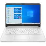 HP 14s-fq0005na AMD Ryzen™ 3 3250U Laptop 35.6 cm (14") Full HD 4 GB DDR4-SDRAM 128 GB SSD Wi-Fi 5 (802.11ac) Windows 10 Home in S mode White