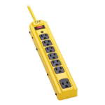 Eaton TLM704SA surge protector Yellow, Black 7 AC outlet(s) 120 V 48" (1.22 m)