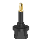 Hama 00205178 cable gender changer ODT Toslink 3.5mm Black