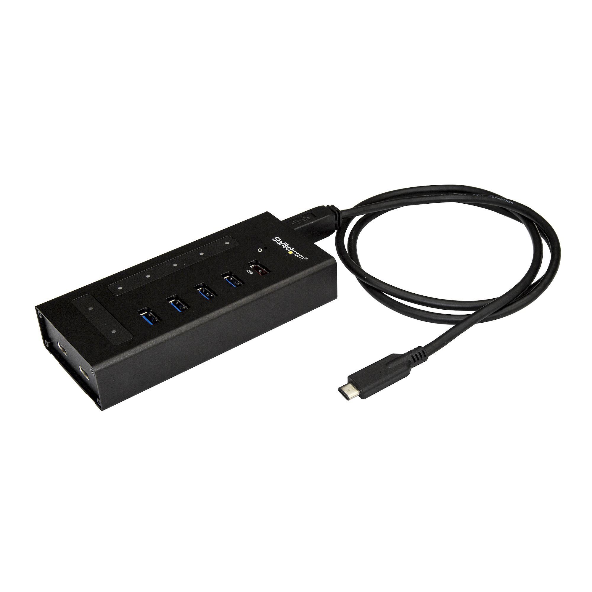 Image of StarTech.com 7 Port USB C Hub - USB Type-C to 2x USB-C/5x USB-A -...