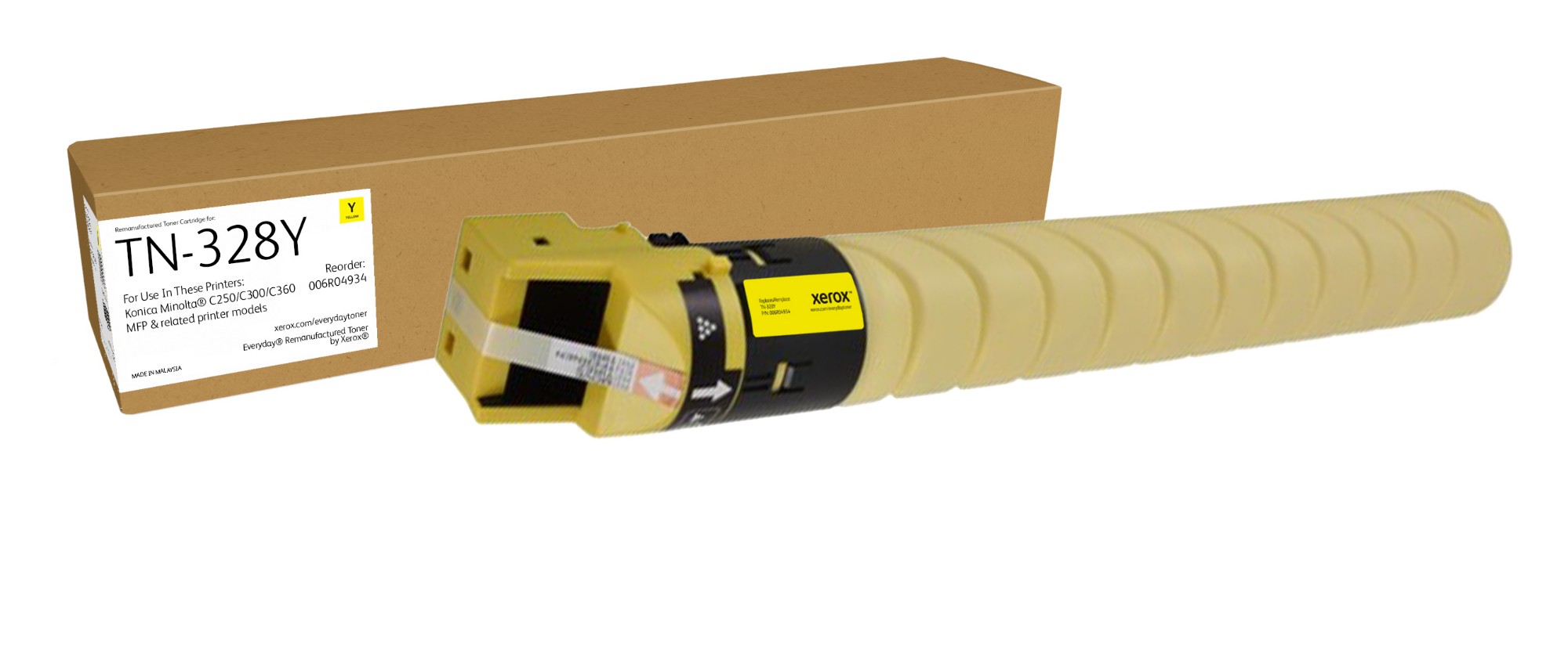 Xerox 006R04934 Toner yellow, 28K pages (replaces Konica Minolta TN-328Y) for KM bizhub C 250 i