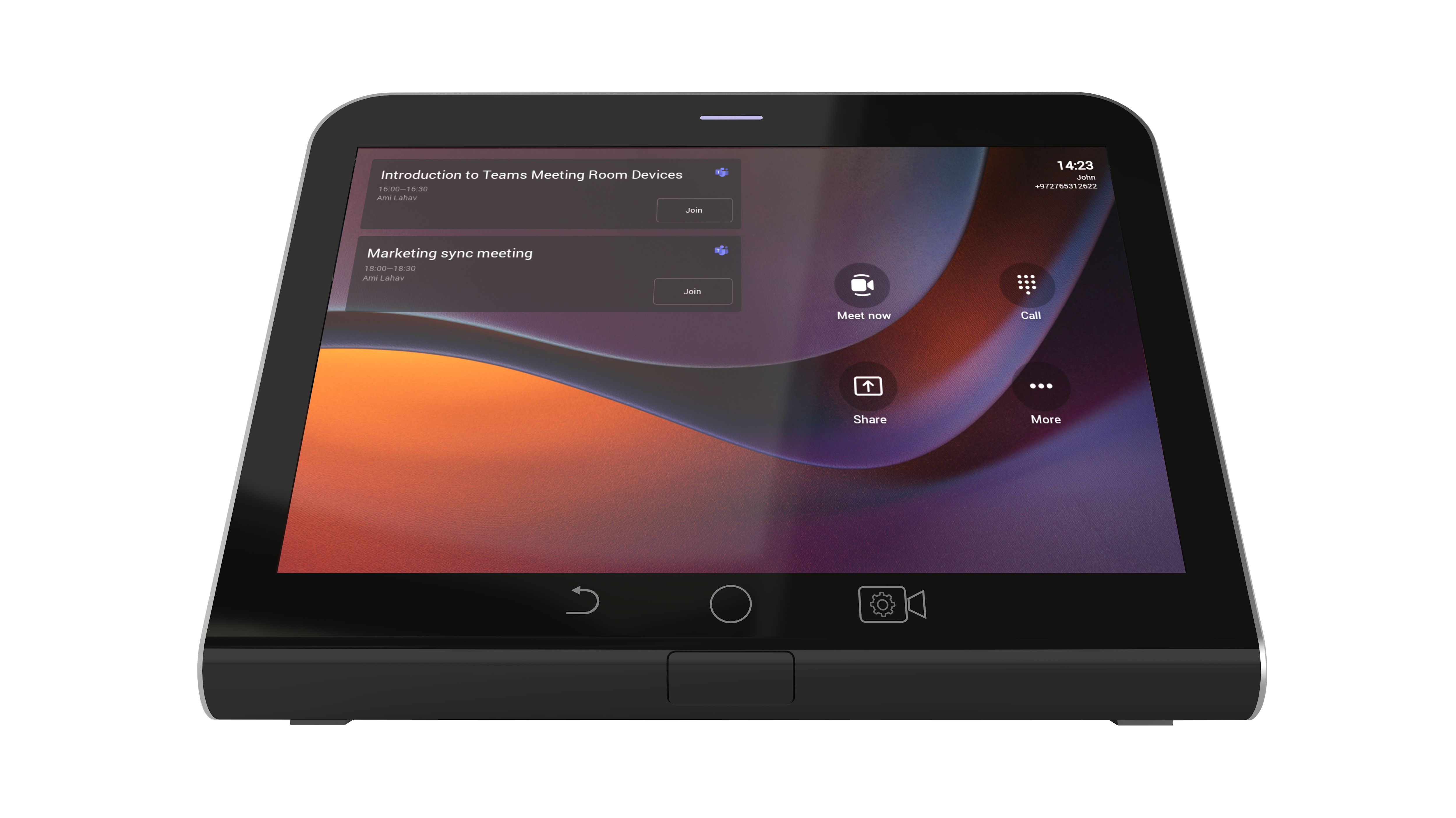 Image of AudioCodes RX-PAD Room Touch Controller for Microsoft Teams on Android