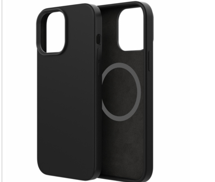JLC Apple iPhone 15 Matte Silicone Case MagSafe mobile phone case 15.5 cm (6.1") Shell case Black