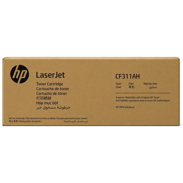 HP CF311AH/826A Toner cyan Contract, 31.5K pages/5% for HP Color LaserJet M 855