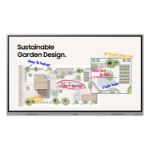 Samsung WE75FX interactive whiteboard 190.5 cm (75") 3840 x 2160 pixels Touchscreen Grey HDMI