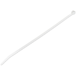 StarTech.com 10"(25cm) Cable Ties - 1/8"(4mm) wide, 2-5/8"(68mm) Bundle Diameter, 50lb(22kg) Tensile Strength, Nylon Self Locking Zip Ties w/ Curved Tip - 94V-2/UL Listed, 100 Pack - White