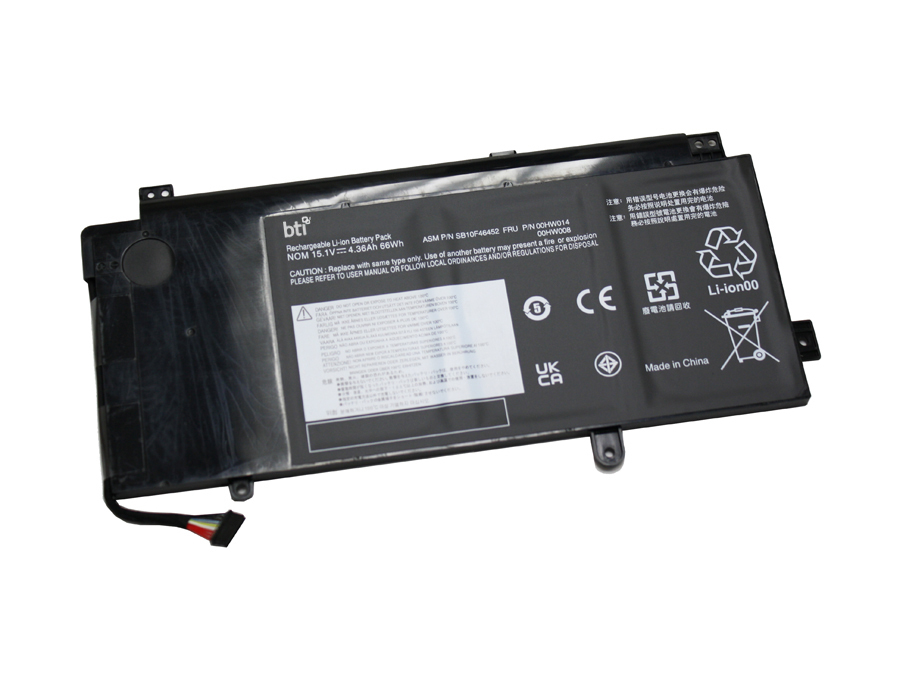 Image of BTI 00HW008- laptop spare part Battery