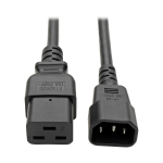 Tripp Lite P047-002 power cable Black 24" (0.61 m) C14 coupler C19 coupler