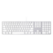 Apple MB110 keyboard USB QWERTY English White