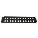 Eurocase GA-28-2U, Network panel 1U 24 port