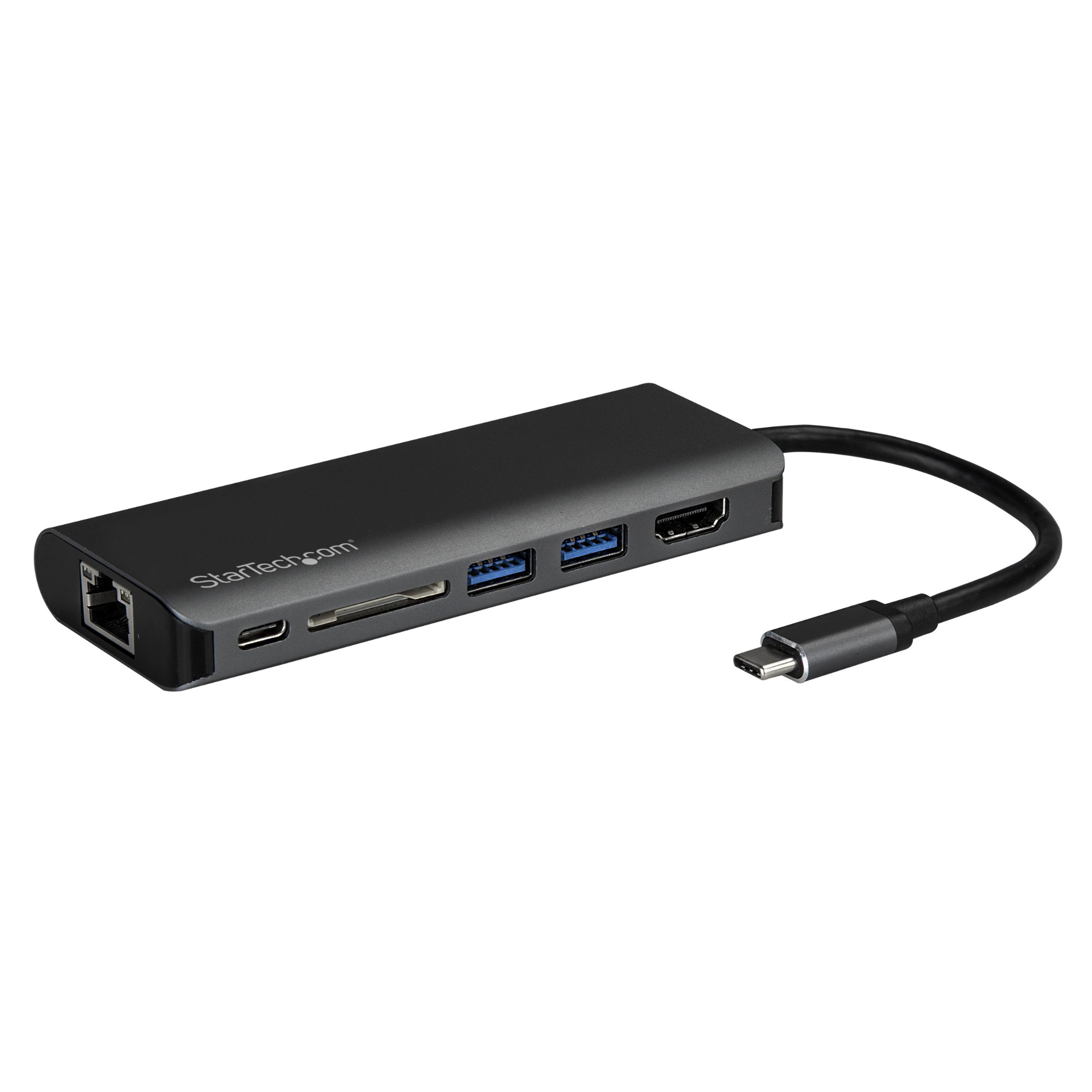 StarTech.com Adattatore Multiporta USB-C - Lettore Schede SD - Power Delivery - 4K HDMI - GbE - 2x USB 3.0 - NUOVA VERSIONE DISPONIBILE DKT30CSDHPD3