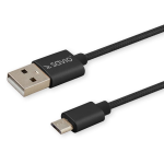 Savio CL-129 USB cable 2 m USB 2.0 USB A USB C Black