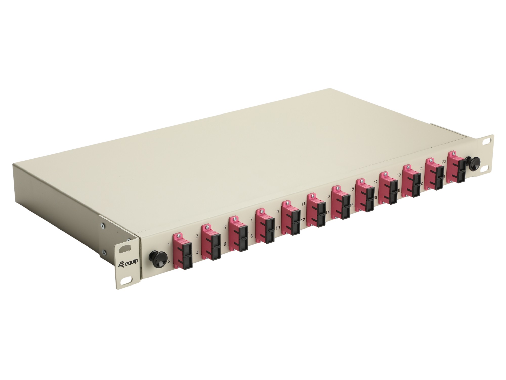 EU Product - LWL-Splei�kasten 12-Port SC-Duplex OM4 1U komplett  gr thumbnail
