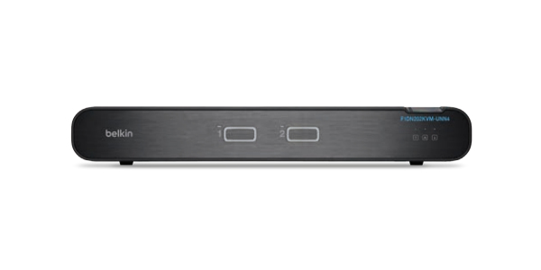 Image of Belkin F1DN202KVM-UNN4 KVM switch Rack mounting Black