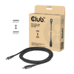 CLUB3D USB-C® Safe Cable with Power Meter 240W No Data 2m/6.56ft