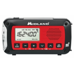 Midland ER40 radio Portable Digital Black, Red