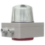ZE Kommunikationstechnik Typ 880 alarm ringer 100 dB Grey, Transparent