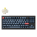 Keychron V3 Max keyboard Universal USB + RF Wireless + Bluetooth QWERTY UK English Black, Grey
