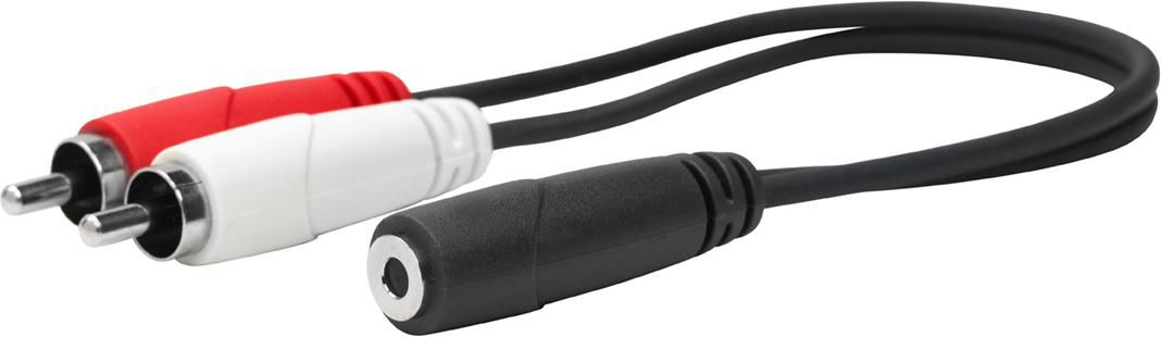 Vivolink Black Promjfrcam0.2 Audio Cable 0.2 M 3.5Mm 2 X Rca