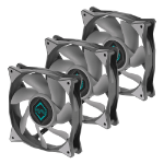 Iceberg Thermal IceGALE Xtra Computer behuizing Ventilator 12 cm Grijs 3 stuk(s)