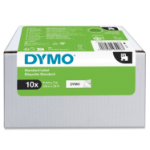 Dymo 2093096 DirectLabel-etikettes black on white 9mm x 7m Pack=10 for Dymo D1 6-12mm/19mm/24mm/9-12mm/9-19mm