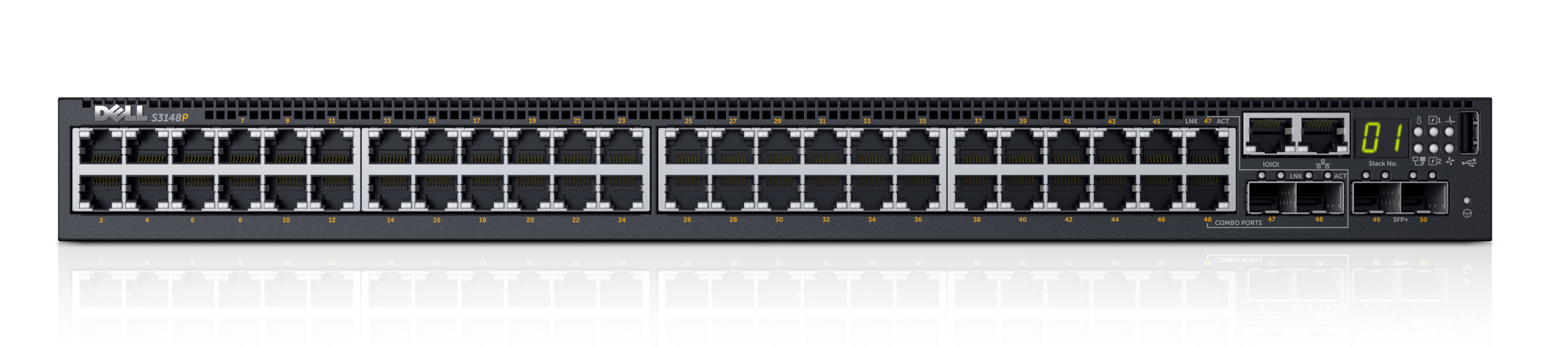 Image of DELL S3148P Managed L2/L3 Gigabit Ethernet (10/100/1000) Power...