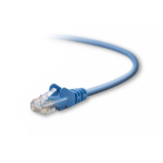 Belkin Cat5e, 1ft, 1 x RJ-45, 1 x RJ-45, Blue networking cable 11.8" (0.3 m)