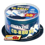 Maxell CD-R 80XL 48x 50pk Spindle 700 MB 50 pc(s)