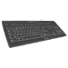 Wortmann AG 2810664 keyboard USB QWERTZ Black