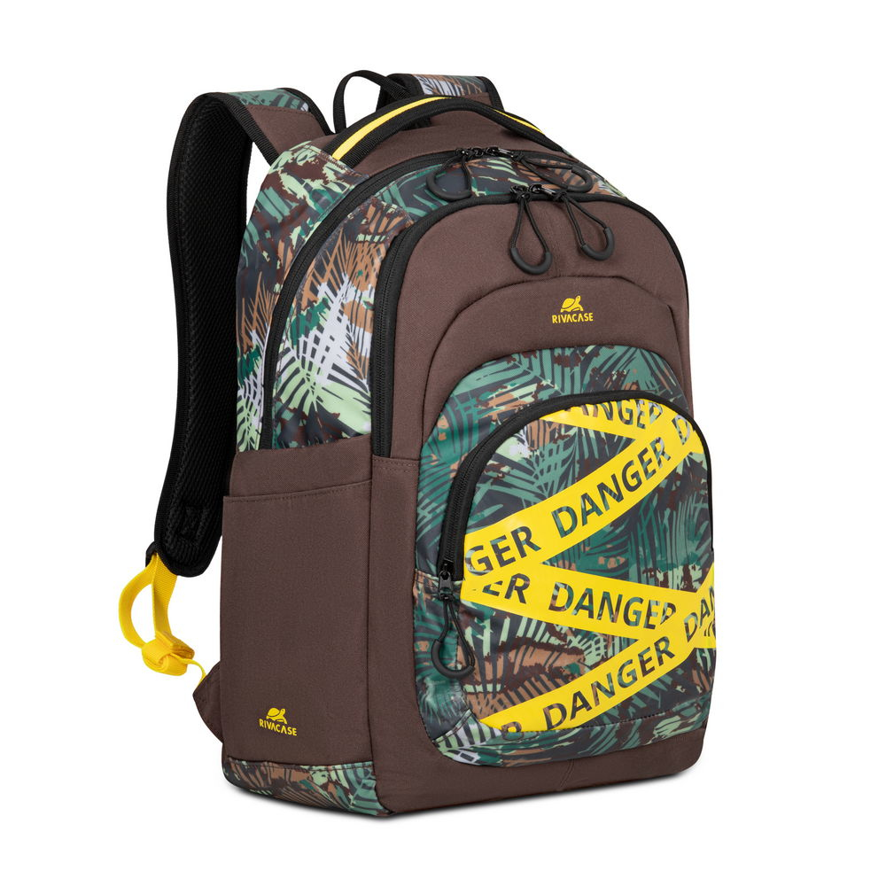 Image of Rivacase Erebus notebook case 39.6 cm (15.6") Backpack Khaki
