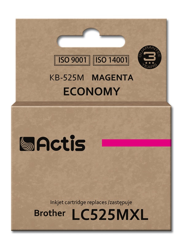 Actis KB-525M ink (replacement for Brother LC-525M; Standard; 15 ml; magenta)