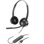 POLY EncorePro 310 Monaural USB-A Headset TAA Wired Head-band Office/Call center USB Type-A Black