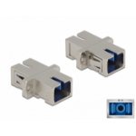 DeLOCK Optical Fiber Coupler SC Simplex female to SC Simplex female Single-mode metal