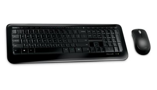 Microsoft 850 keyboard Mouse included RF Wireless QWERTY UK English Black