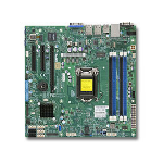 Supermicro X10SLM-F Intel® C224 LGA 1150 (Socket H3) micro ATX