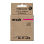 Actis KC-551M ink (replacement for Canon CLI-551M; Standard; 12 ml; magenta (with chip)