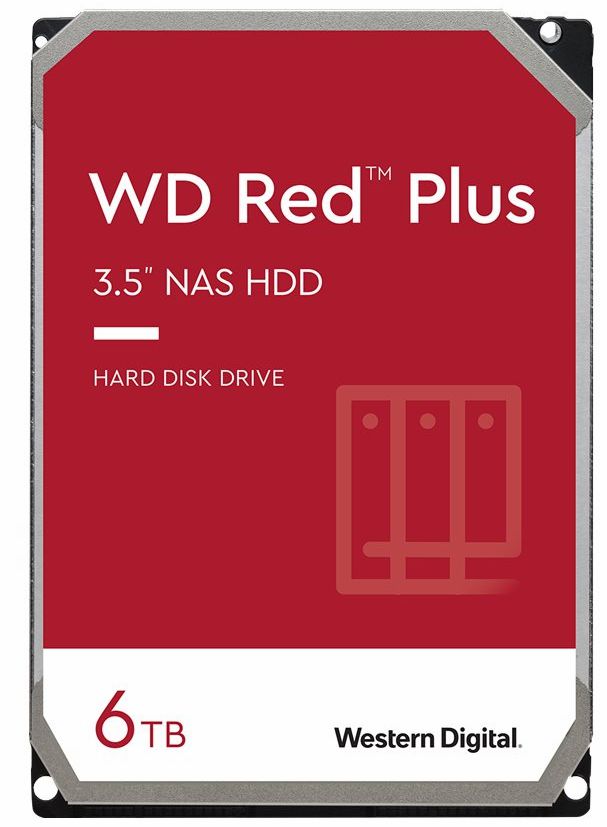 WD60EFRX-68L0BN1-RFB WESTERN DIGITAL WD Red Plus NAS Hard Drive