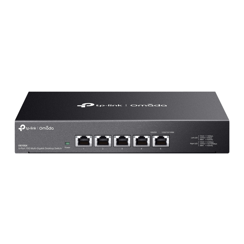 TP-Link DS105X 5-Port Omada 10G Unmanaged Network Switch