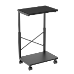 mBeat ® activiva Height Adjustable PC & Printer Storage Stand Black Adjustable Shelf Height: 55/60/65/79/75/80/85cm