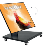 Hagor BrackIT Stand low tilt 139,7 cm (55") Vloer Zwart